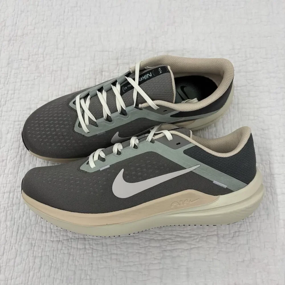 Nike Air Winflo 10 Flat Pewter Mens Size 12 Iron Grey Photon Dust Sneaker